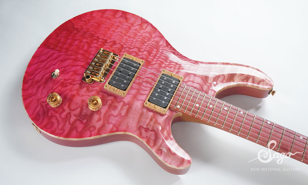 Sagoギター J's Custom キルトタモ